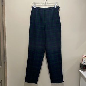 Plaid dress pants